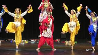 Punjabi Folk Dance Academy  Bhangra Idols 2015 [upl. by Leverick]