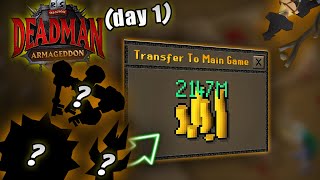 OSRS BILLIONS MAIN GAME from DMM Armageddon  7 EASY Methods [upl. by Ymerrej]