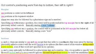 Control Placements in AutoHotKey GUIs [upl. by Helen127]