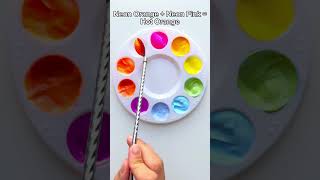 Making unique colors 🎨 palette art asmr colormixing paintmixing colortheory asmrart [upl. by Anailuy]