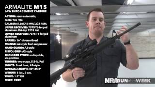 NRA Gun of the Week Armalite M15 Law Enforcement Carbine [upl. by Theobald]