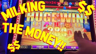 GOOD STUFFS with VegasLowRoller on Zorro and Dancing Drums Slot Machine [upl. by Paresh]