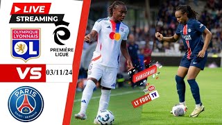 LYON VS PSG FEMININE LIVE STREAMING [upl. by Aleunam]