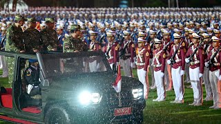 Presiden Prabowo Pimpin Upacara Parade Senja dan Jamuan Santap Malam Magelang 25 Okt 2024 [upl. by Marissa]