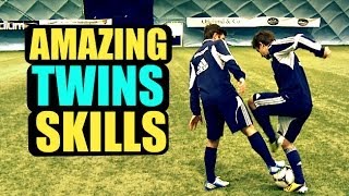 SkillTwins Football Freestyle Amazing Skills ★ [upl. by Nairb]