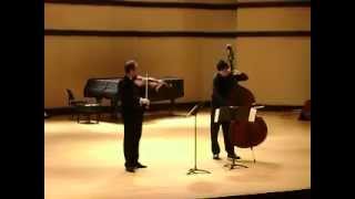 HandelHalvorsen Passacaglia for Viola and Double Bass [upl. by Ruberta988]