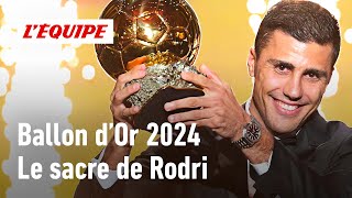 Rodri sacré Ballon dOr 2024 [upl. by Divod]