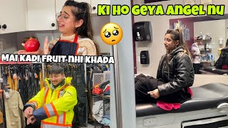 Angel NU KI HO GEYA🥺 Mai KDi Fruit Nhi Khada🤣 Funny Vlog [upl. by Sidra]