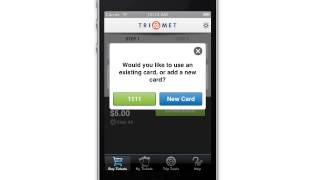 TriMet Tickets App  Adding a Card [upl. by Apfel781]