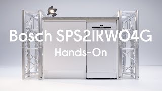 Bosch SPS2IKW04G Slimline Dishwasher  Hands On [upl. by Emyle]