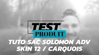 TUTO COMMENT FIXER SON CARQUOIS SUR SON SAC SALOMON ADV SKIN 12 🤔 SPECIAL TRAIL [upl. by Nonez]