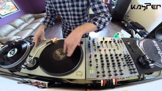 KASPER  WEEKENDERS on 3 Decks Vinyl Drum And Bass Mix 32014 Lodz Poland [upl. by Ayanaj194]