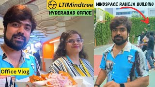 LTIMindtree Office Hyderabad  LTIMindtree Mindspace Raheja Building  Office Vlog  Office Life [upl. by Clova]