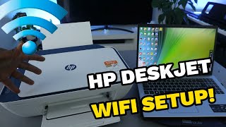 HP Deskjet 2721e 2700e WIFI Wireless Setup Review [upl. by Aggri816]