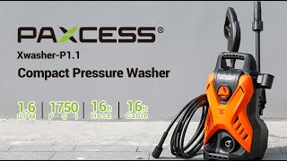 Paxcess Portable Pressure Car Washer Review Lightweight Power Washer [upl. by Akirea]