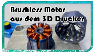 3D printed Brushless Motor 3D model on Thinkiverse [upl. by Ydniahs]