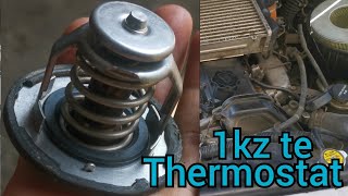 Toyota 1kz te engine Thermostat valve [upl. by Nysa]