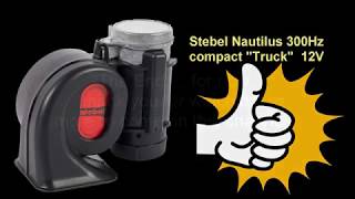 Nautilus Compact AirHorn by Stebel 300Hz 📣📯🤘🚂 [upl. by Aihsik]