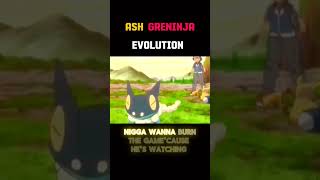 Ash Greninja Evolution  shorts [upl. by Kalagher]