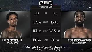 Terence Crawford Vs Errol Spence 1st lost Full Fight [upl. by Veronica]