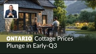 Ontario Cottage Prices Plunge Waterfronts Drop 23  SUNNY PUREWAL REAL ESTATE [upl. by Veejar]