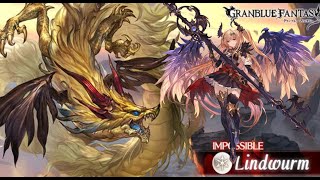 GBF Lindwurm 1 Button Full Auto  Earth Primal With Olivia [upl. by Keiryt]