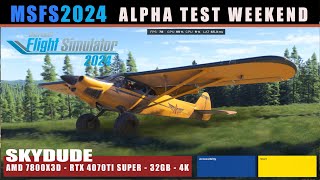 LIVE MSFS 2024 ALPHA  4K  Tell Me What You Want to See PC Specs in Desc [upl. by Aserahs]