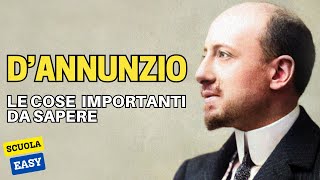 DANNUNZIO Le COSE IMPORTANTI da SAPERE [upl. by Perla]