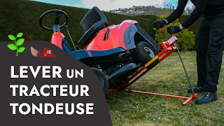 Comment fonctionne un lève tracteur tondeuse [upl. by Kirshbaum638]