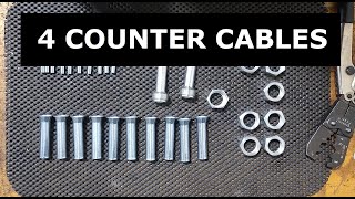 MAKING 4 COUNTER CABLES FOR VEEDERROOT MECHANICAL COUNTERS [upl. by Gertrud]