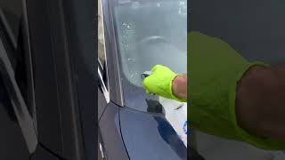 Windscreen decontamination satisfying asmr washing Mobile Car Valeting Kinsale [upl. by Illa124]