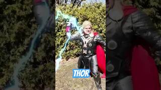 Thor cosplay revengers marvel reallifesuperhero youtube real thor mcu cosplay hero [upl. by Malkah]