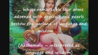 Sri Saraswati Slokam by Rishi Agastya [upl. by Glavin776]