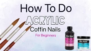 Acrylic Nails Full Set For Beginners  Stepbystep Nails [upl. by Lenny]