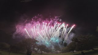 Fourth of July 2024 fireworks pyromusical show  La Grange Texas [upl. by Annoerb242]