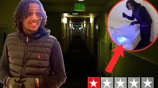 I Stayed At The WORST RATED Hotel In NYC For 24Hours [upl. by Mohandis]