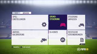 FIFA 18 CONTROLLER UND KAMERAEINSTELLUNGEN [upl. by Ynar]