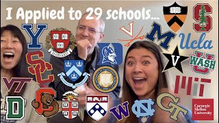 COLLEGE DECISION REACTIONS  Ivies UCs Stanford MIT  more [upl. by Neeron184]