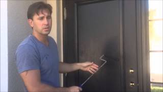 How to Paint an Exterior Front Door by Painter Steve Enguita [upl. by Uta]