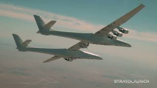 Stratolaunch F05 Aerial Chase [upl. by Elleinnod]