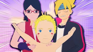 Boruto and Sarada have a BABY vrchat [upl. by Gerger]