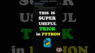 This TRICK is Super Useful in PYTHON python coding programming [upl. by Bjorn]