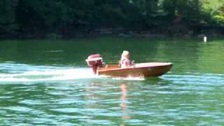 GlenL Pee Wee homemade runabout boat [upl. by Blanka]