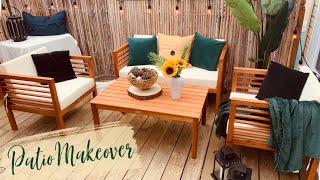 PATIO MAKEOVER  DECK TRANSFORMATION [upl. by Dalohcin]