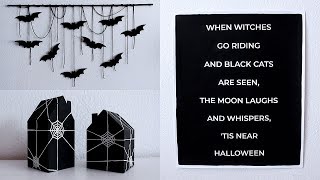 DIY Halloween Paper Decorations [upl. by Esimorp]