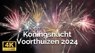 Vuurwerkshow  Koningsnacht Voorthuizen 2024 [upl. by Hoehne]