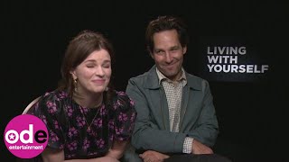 Living With Yourself Aisling Bea amp Paul Rudd Practice Laughing Through their Nose [upl. by Cr]