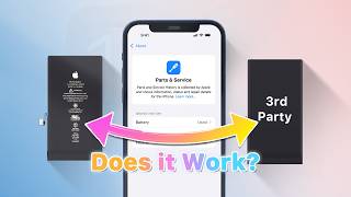 Can Aftermarket Battery Finish Parts Pairing on iOS 18 [upl. by Buyer608]