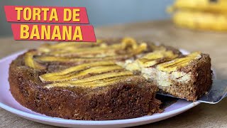 Torta de Banana  Receita Fácil [upl. by Elletnahc]