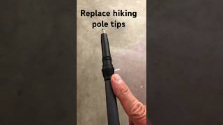 How to replace hiking pole tips [upl. by Nednyl]